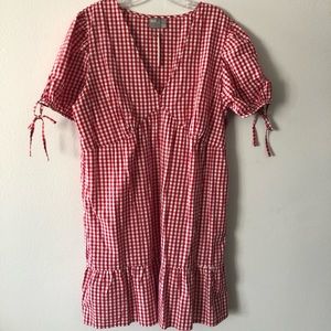 ASOS Red Gingham Dress